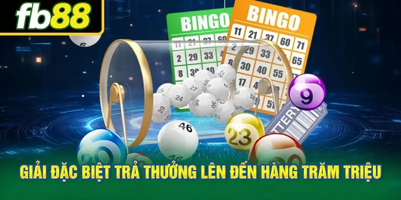 Giải đặc biệt có thể trả thưởng lên đến hàng trăm triệu đồng